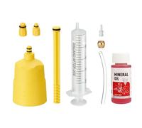 Kit di Spurgo Freni,Kit Spurgo Freni Bici,Kit di Spurgo Freni Bici MTB a Disco Idraulico,Kit Spurgo Freni,per Shimano, MAGURA, TEKTRO,Compreso 60 ml Olio Freni Minerale ad Alte Prestazioni