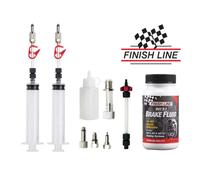 Kit di spurgo Jagwire Workshop Pro DOT Bleed Kit-With Finish Line DOT oil 120ml Multicolore