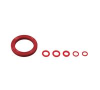 Kit di spurgo minerale con guarnizioni o-ring di ricambio Jagwire Elite (x5) Rouge