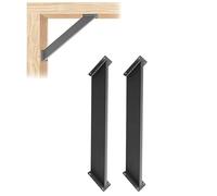 Kit di staffe angolari rinforzate a 45° - Set da 2 Pezzi per strutture in Legno 4"x4", Adatte per Piattaforme panoramiche, Case sugli Alberi, baite, progetti Fai-da-Te per terrazze, staffe d