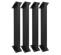 Kit di staffe di Supporto angolari a 45° per impieghi gravosi - 4 connettori, Adatte per strutture in Legno Interne/Esterne Come verande, Gazebo, terrazze, Case sugli Alberi, baite, ECC.