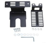 Kit di staffe di supporto motore per girarrosto, robusta piastra di montaggio in metallo per griglia, ricambio per spiedo, ideale per campeggio, cucina all'aperto, picnic, accessori