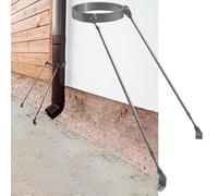 Kit di staffe di supporto per camino con 2 viti, staffa regolabile per tetto adatta da 7,6 a 40,6 cm di diametro, maggiore stabilità per l'installazione domestica