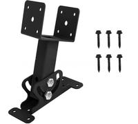 Kit di staffe di supporto per pergola con resistenti supporti regolabili sul tetto con design a sella girevole per una presa sicura per l'installazione del patio e un uso duraturo (1 pezzo)