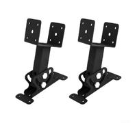 Kit di staffe di supporto per pergola con resistenti supporti regolabili sul tetto con design a sella girevole per una installazione sicura per l'installazione del patio e un uso duraturo (2 pezzi)