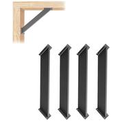 Kit di staffe di Supporto rinforzate a 45°, Set di 4 staffe di Collegamento, Adatto per strutture in Legno da 10 x 10 cm Come Gazebo, Case sugli Alberi, baite, patii, ECC. - Accessori per Il