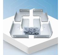 Kit di staffe fotovoltaiche in acciaio inox 304 per barche, camper e yacht, progettato per l'integrazione diretta del pannello solare