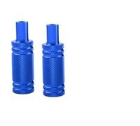 Kit di staffe per faro moto Universale | Staffa per faro parafango Base di supporto fendinebbia per faro M6(1set Blue)