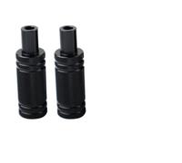 Kit di staffe per faro moto Universale | Staffa per faro parafango Base di supporto fendinebbia per faro M6(1set Black)