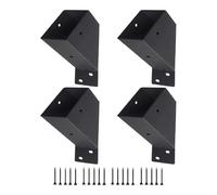 Kit di staffe per gazebo, connettore di supporto angolare resistente, staffe di supporto per pagola in legno, per interni ed esterni, giardino, portico, cortile, ponte, bandiera, cassetta postale