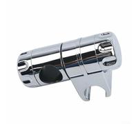 Kit di staffe per soffione doccia da 25 mm, 1 pezzo, supporto regolabile in plastica ABS con finitura cromata per saliscendi, regolazione dell'altezza a doppia chiusura, robusto e sicuro per uso in