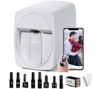Kit Di Stampa Digitale Mobile Per Nail Art | Macchina Per Verniciatura Automatica Delle Unghie Stampante Per Unghie 3d Supporto Wifi/Fai Da Te/30s Fatto/Stampa E Rying Come Uno White
