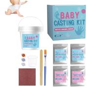 Kit di stampaggio di impronte, modellatura a mano realistica decorativa, kit di impronta a mano per bambini, decorazione camera, per, amici, genitori, adulti, coppie