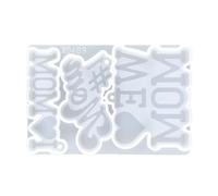 Kit di stampi in silicone per la creazione di portachiavi fai da te, materiale flessibile e durevole, design artistico, perfetto per accessori personalizzati, regali e artigiani