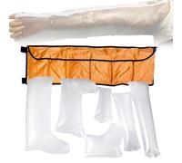 Kit Di Stecca D'aria Di Primo Soccorso, Set Di 6, Set Di Immobilizzazione Per Fratture Da Vuoto Di Emergenza, Stecca Di Plastica Gonfiabile In PVC, Con Pompa E Custodia, Per Campeggio All'aperto