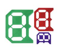 Kit di stencil per pittura indirizzi, numeri grandi da 0 a 9, 3 pezzi, modelli digitali per indirizzo, torta, decorazione da parete, porta di casa, strada, camion, parcheggio, progetti fai da te