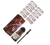 Kit di stencil per sopracciglia, impermeabile, per modellare e modellare le sopracciglia, per coprire le radici dei capelli, per donne, nero
