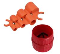 Kit di strumenti 6 in 1 per la sbavatura di tubi e profondità, per alesatura e inserimento tubi in rame PEX CPVC PERT, set da 2 pezzi con lame in acciaio legato