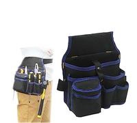 kit di strumenti, Borsa portautensili, marsupio, cintura, kit di attrezzi, trapano, chiave inglese, cacciavite, borse, organizer(Green)