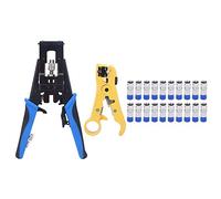 Kit di strumenti di compressione coassiale per crimpatura BNC e spelafili con tronchesi