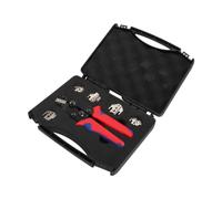 Kit di strumenti di crimpatura con sponge valigia proteggere gli attrezzi
