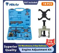 Kit di strumenti di fasatura di bloccaggio dell'allineamento dell'albero a camme del motore Hikity per strumenti di bloccaggio del volano dell'albero a camme Ford Mazda TDCi/TDDi ECOBOOST 1.6