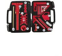 Kit di strumenti di misurazione multiuso in lega di alluminio per la lavorazione del legno, con righello ad angolo quadrato, scriba centrale e calibro a coda di rondine, per marcatura del layout