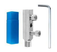 Kit di strumenti di rimozione della vite di spogliatura del rubinetto danneggiato Valvola angolata Estrattore di fili per riparazione idraulica Estrattore bullone