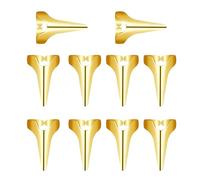 Kit di strumenti di separazione dei capelli - 10 anelli di separazione in metallo strumento multifunzionale regolabile per arricciare, intrecciare, extension per capelli, accessorio per parrucchiere