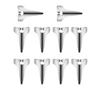 Kit di strumenti di separazione dei capelli - 10 anelli di separazione in metallo strumento multifunzionale regolabile per arricciare, intrecciare, extension per capelli, accessorio per parrucchiere