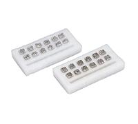 Kit di strumenti di stampaggio in pelle 24pcs, 12 segni di animale 12 stili di costellazione, francobolli in pelle in acciaio in lega per mestieri fai -da -te, eccellente per