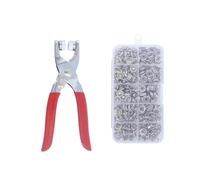Kit di strumenti for bottoni automatici resistenti - Pressa a 5 punte for jeans, borse e capispalla(B)