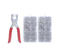 Kit di strumenti for bottoni automatici resistenti - Pressa a 5 punte for jeans, borse e capispalla(C)