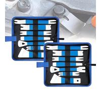 Kit di strumenti for la rimozione di rivestimenti auto, kit di strumenti for la rimozione di leve antigraffio for pannelli interni auto, portiere, cruscotto audio(2set)