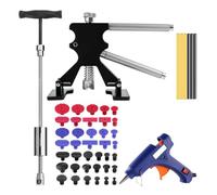 Kit di strumenti for la riparazione di ammaccature auto, kit di strumenti professionali for danni da grandine alla carrozzeria, estrattore for la rimozione di ammaccature senza vernice(Kit 3-51Pcs)
