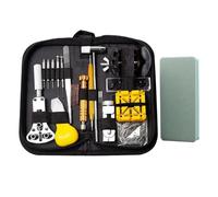 Kit di strumenti for la riparazione orologi da 160 pezzi, perno collegamento for orologiaio, alloggiamento for dissoluzione, dispositivo rimozione della batteria, set misure for righello ricambio