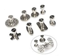 Kit di strumenti in alluminio con 8 dimensioni di colla Puller Tabs per il fai da te per la riparazione del corpo auto