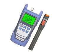 Kit di strumenti in fibra ottica con power meter e penna rossa, portatile, 19cm