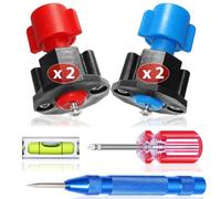 Kit di strumenti per appendere quadri con livella per appendere cornici a dente di sega/buco della serratura, aiuta a montare facilmente foto/specchio/tela/mensola/arte sulla parete lasciare marcatore