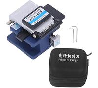 Kit di strumenti per il taglio delle fibre ottiche ad alta precisione, coltello da taglio per cavi ottici FTTH per giunzioni a fusione e a freddo, troncatore in acciaio inox con