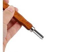 Kit di Strumenti per Intaglio in Legno per Mestieri Fai -da -te Set di Acciaio con Manico a Mano Ideale per la Xilografia e la Scultura (Set da 3 pezzi) (6PCS)