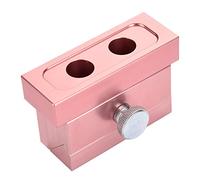 Kit di Strumenti per la Creazione di Balsamo per le Labbra Fai-da-te, 12.1 Stampo per Rossetto Fai-da-te in Lega di Alluminio Oro Rosa Strumento per la Creazione di Balsamo per le Labbra a(2 fori)