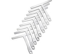 Kit Di Strumenti Per La Manutenzione Della Chitarr 1 Set Di Calibro Per Raggio Sottocorda A Forma Di T Per Chitarra In Acciaio Inossidabile Per Costruttori Di Chitarre E Liutai