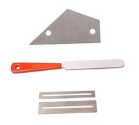 Kit Di Strumenti Per La Manutenzione Della Chitarr 3/4 Pezzi Di Pietra Abrasiva Per Tasti Di Chitarra Piastra Per Dita Lucidatura Radiante Strumento Per Liutaio(4pcs)