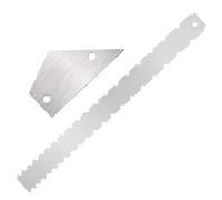 Kit Di Strumenti Per La Manutenzione Della Chitarr 3 Pezzi Righello Con Bordo Dritto Dentellato Per Manico Di Chitarra Strumento Per Liutai