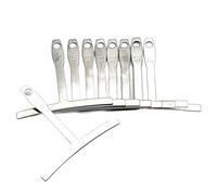Kit Di Strumenti Per La Manutenzione Della Chitarr 9 Pezzi Chitarra Sotto Corda Raggio Calibro Manico Dentellato Bordo Dritto Costruttore Misura Strumenti In Acciaio Inox