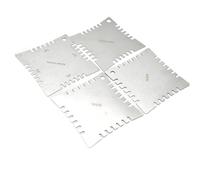 Kit Di Strumenti Per La Manutenzione Della Chitarr Calibri Dentellati Per Misurare Il Raggio Della Tastiera Strumento Di Riparazione Della Chitarra Per Liutaio Confezione Da 4 Pezzi