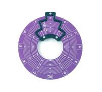 Kit Di Strumenti Per La Manutenzione Della Chitarr Cerchio Delle Quinte Progressione Di Accordi Per Chitarra Melodia Strumenti Per Liutai(Purple)