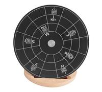 Kit Di Strumenti Per La Manutenzione Della Chitarr Cerchio Delle Quinte Ruota Degli Accordi Per Chitarra Strumento Per Melodia In Legno Strumenti Musicali E Accessori(White)