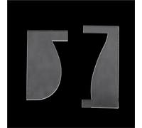 Kit Di Strumenti Per La Manutenzione Della Chitarr Modello Per Formare Il Tallone Posteriore Del Manico Della Chitarra Classica Stampo In Acrilico(Size1)